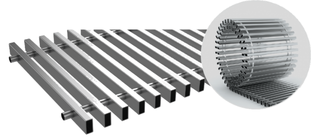 Grilles de recouvrement Inox