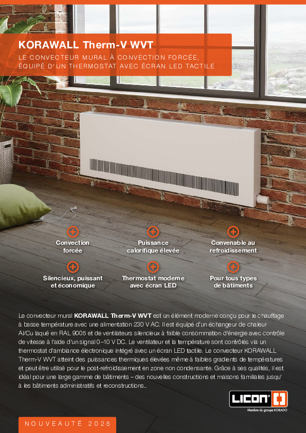 KORAWALL Therm-V WVT nouveauté 